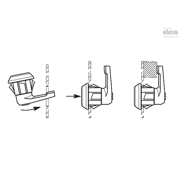 Lever Latches With Key, CQT/T-FM-35-20-AE-V0